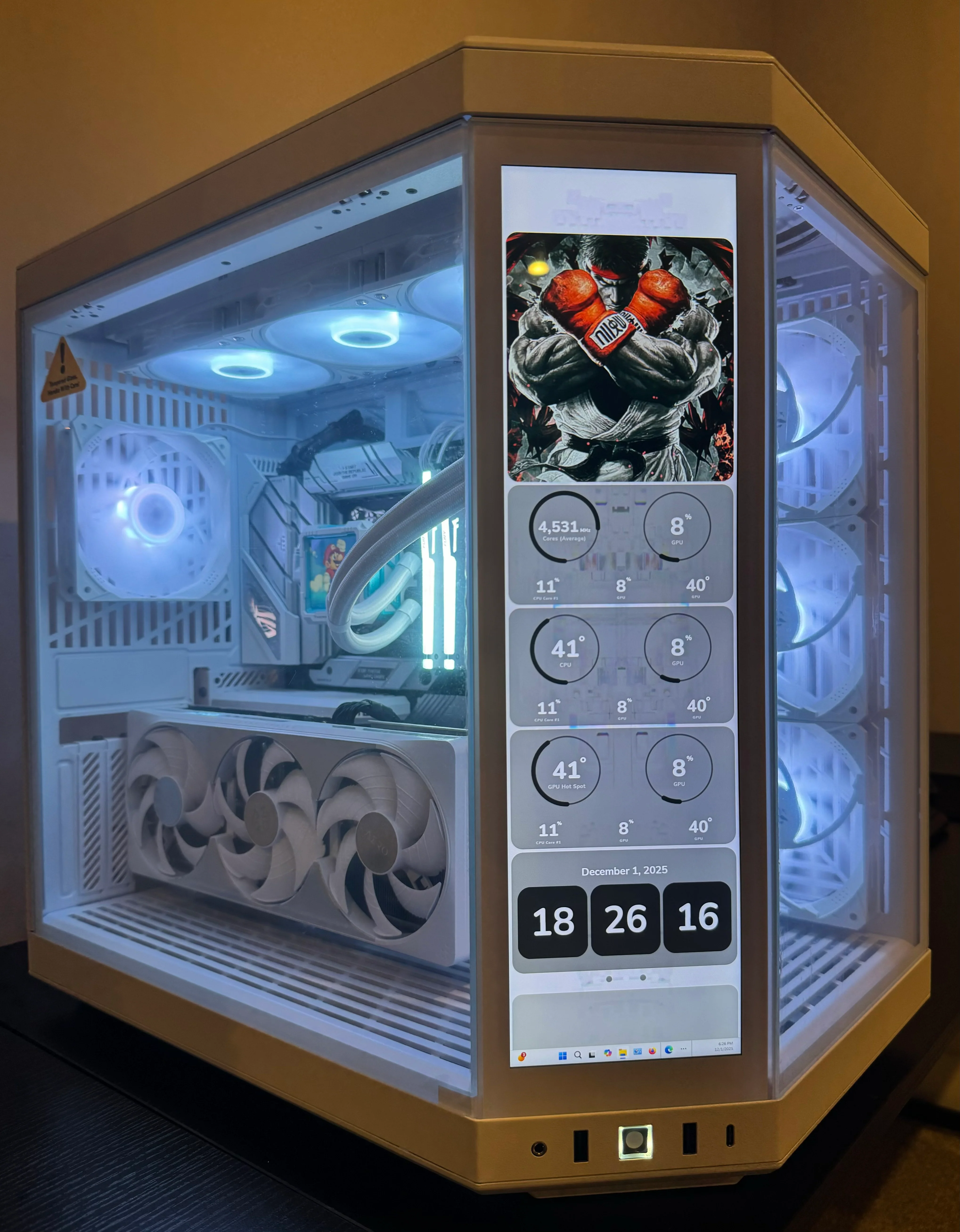 RTX 5080 RYZEN 7 9800X3D Custom Built Gaming PC 32GB DDR5 2TB SSD WiFi RGB - WHITE BUILD