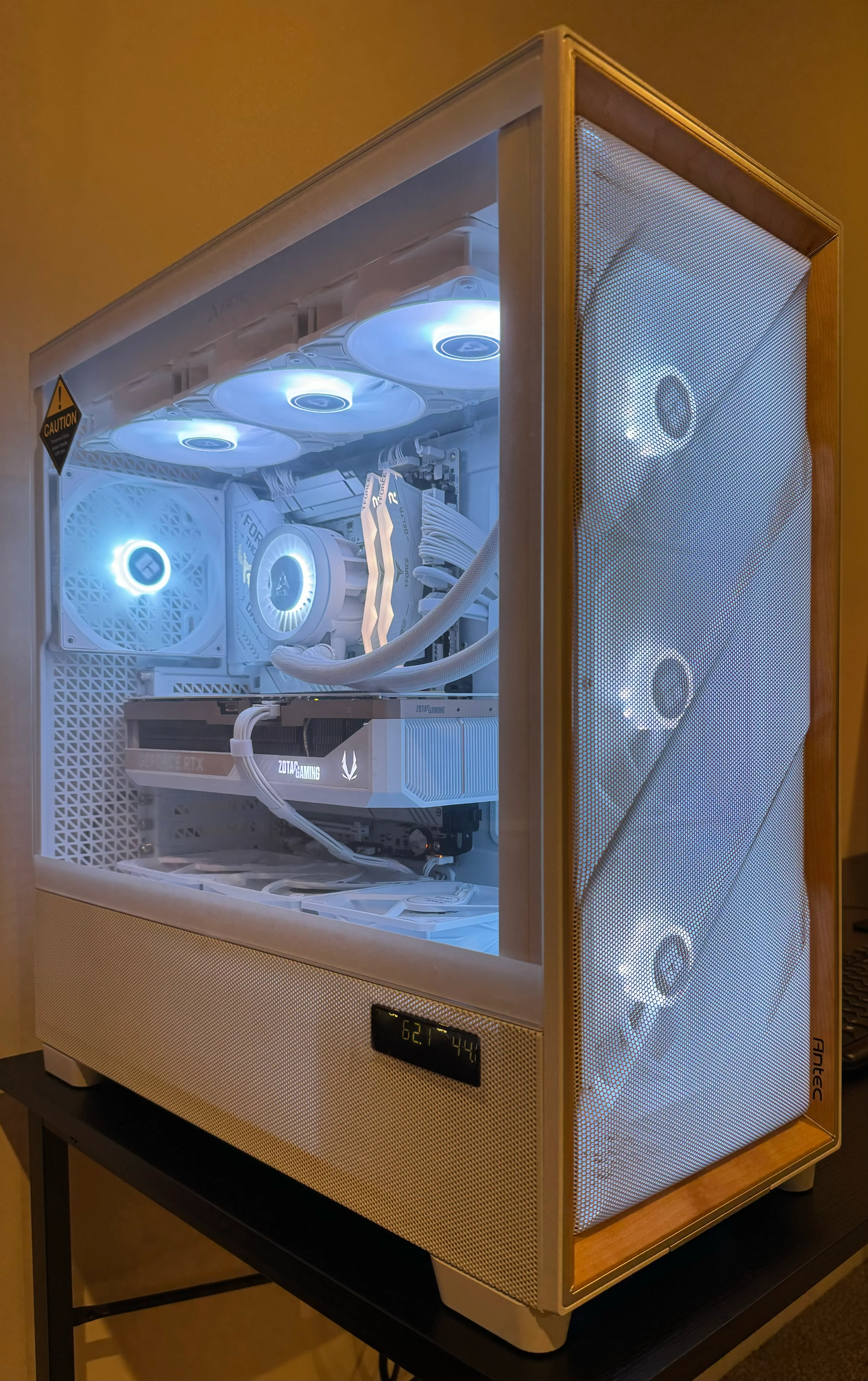 RTX 5070 Ti CUSTOM BUILT GAMING PC RYZEN 9 9900X 64GB DDR5 RAM 2TB SSD WiFi 6 VR WHITE BUILD