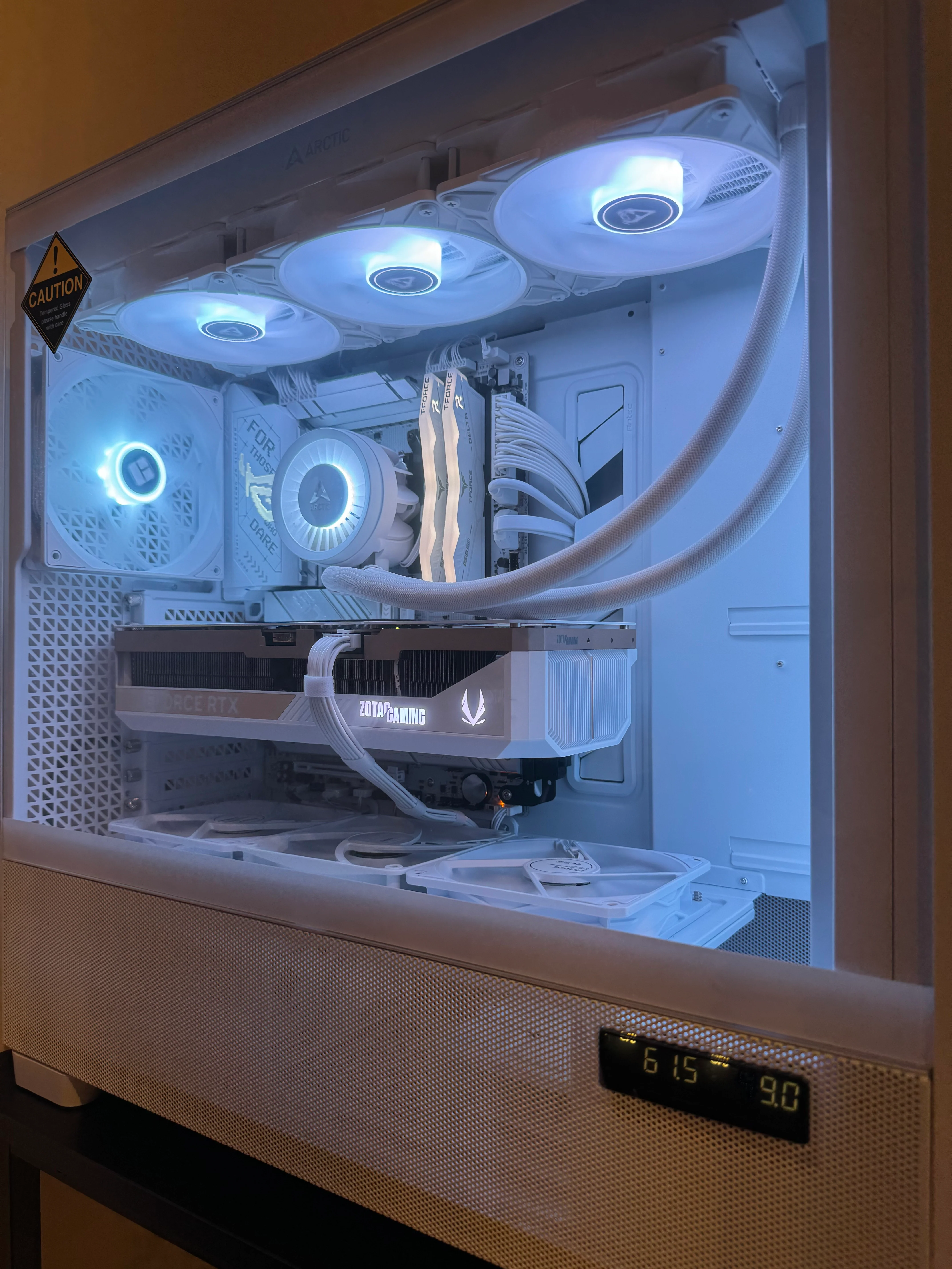 RTX 5070 Ti CUSTOM BUILT GAMING PC RYZEN 9 9900X 64GB DDR5 RAM 2TB SSD WiFi 6 VR WHITE BUILD - Image 4