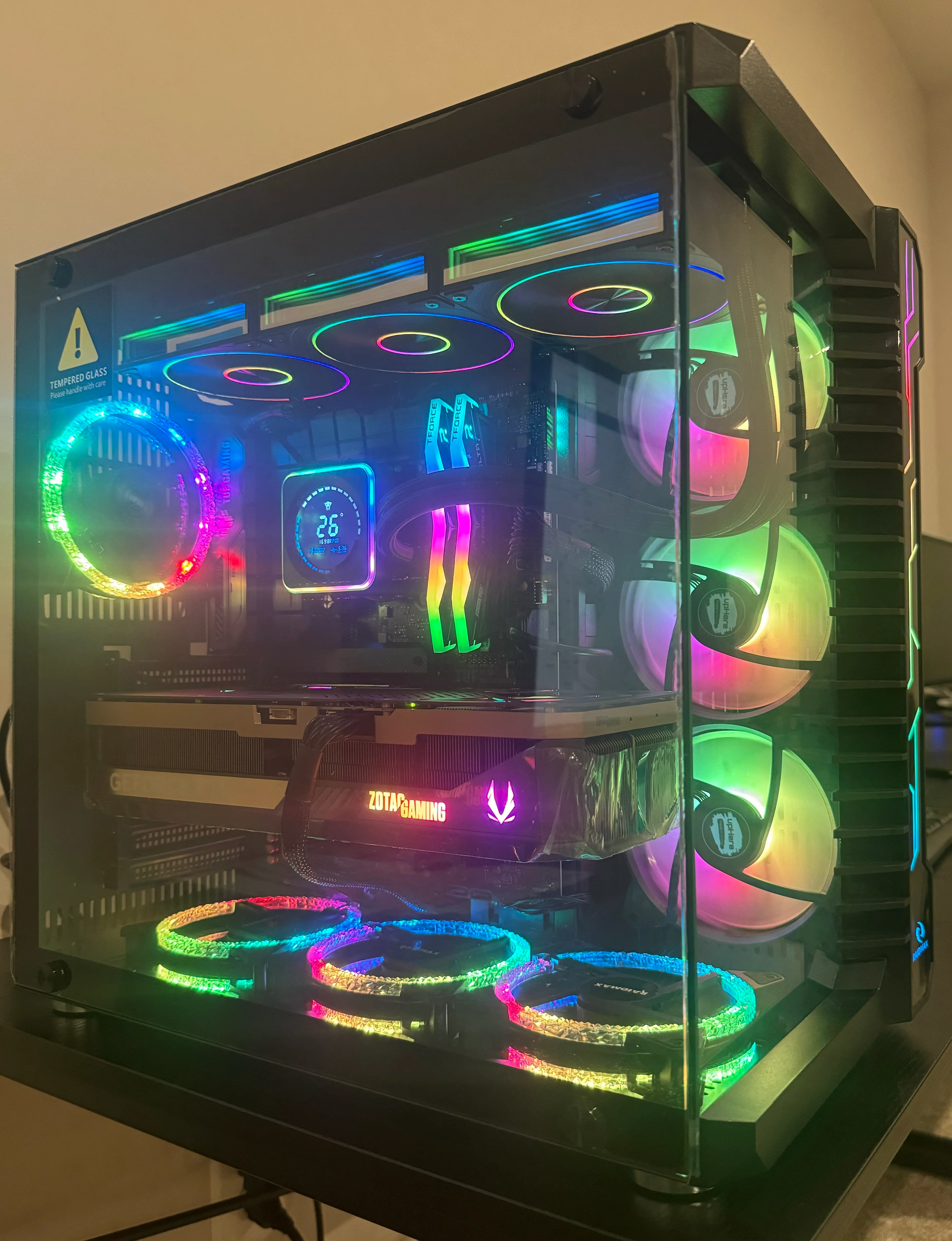 RX 9070 XT CUSTOM BUILT GAMING PC RYZEN 7800X3D 32GB DDR5 RAM 2TB SSD WiFi 6 VR - Image 3